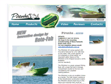 Tablet Screenshot of piranhaboats.com.au